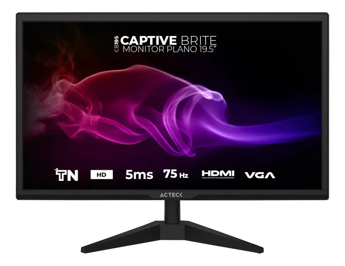 Monitor Acteck Ac-939409 Led 19.5 Hd Hdmi Negro